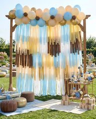 Midnight Sparkle Rectangle Fringe Backdrop