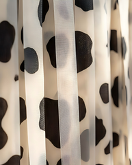 Elegant Cow Single-Layer Fringe Garland Banner