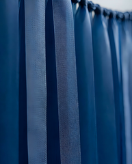 Elegant Navy Blue Single-Layer Fringe Garland Banner