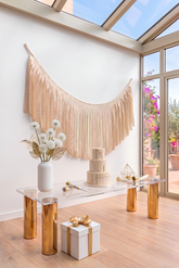 Elegant Rice Single-Layer Fringe Garland Banner