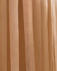 Elegant Tan Single-Layer Fringe Garland Banner