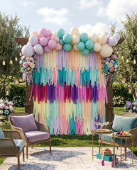 Love You More Rectangle Fringe Backdrop