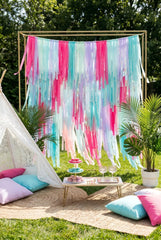 Sparkle Season Rectangle Fringe Backdrop