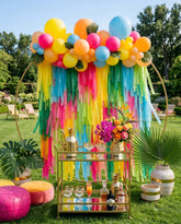 Party Time Fringe Backdrop