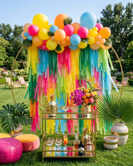 Party Time Fringe Backdrop