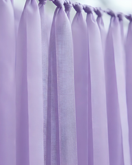 Elegant Lavender Single-Layer Fringe Garland Banner
