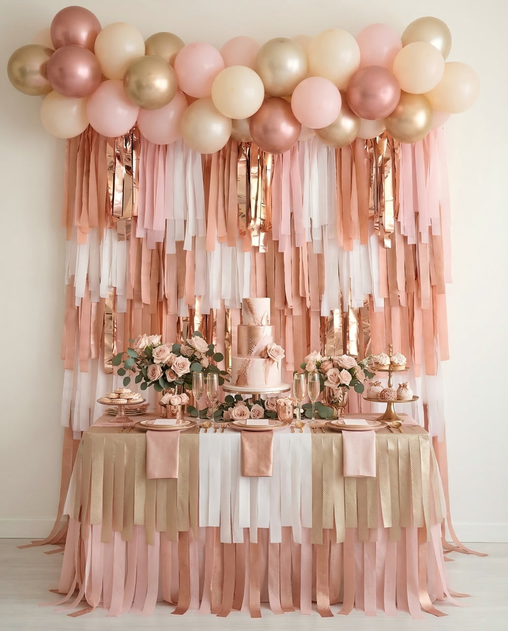 Celebration Vibes Fringe Backdrop