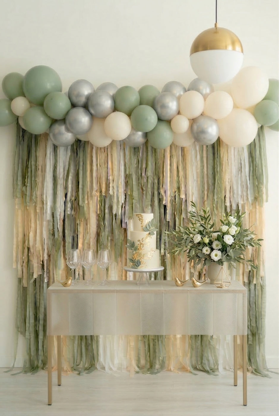 Lucky Charm Rectangle Fringe Backdrop