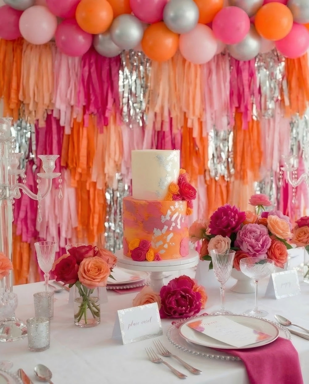 Holiday Magic Rectangle Fringe Backdrop