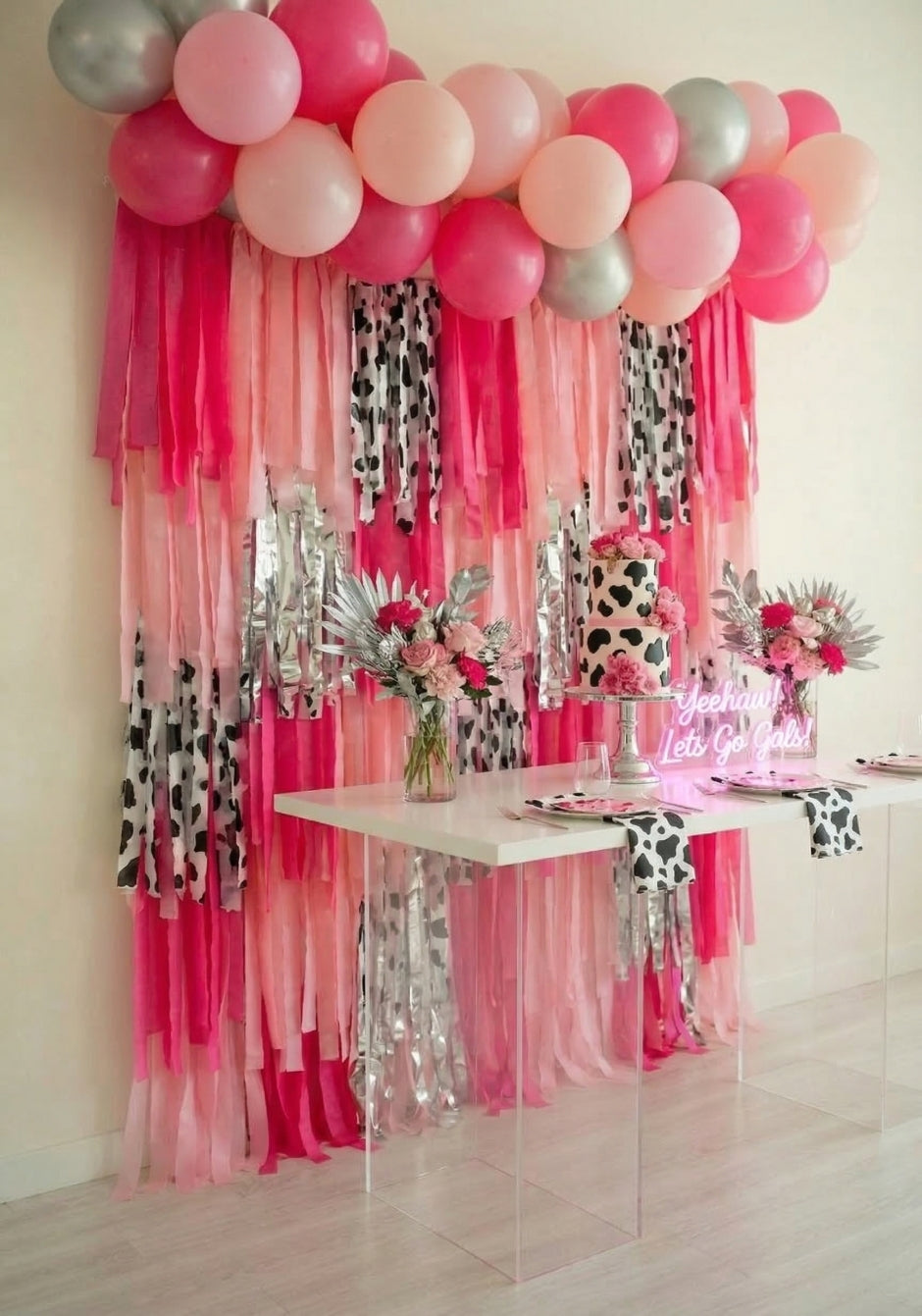 Hoppy Easter Rectangle Fringe Backdrop