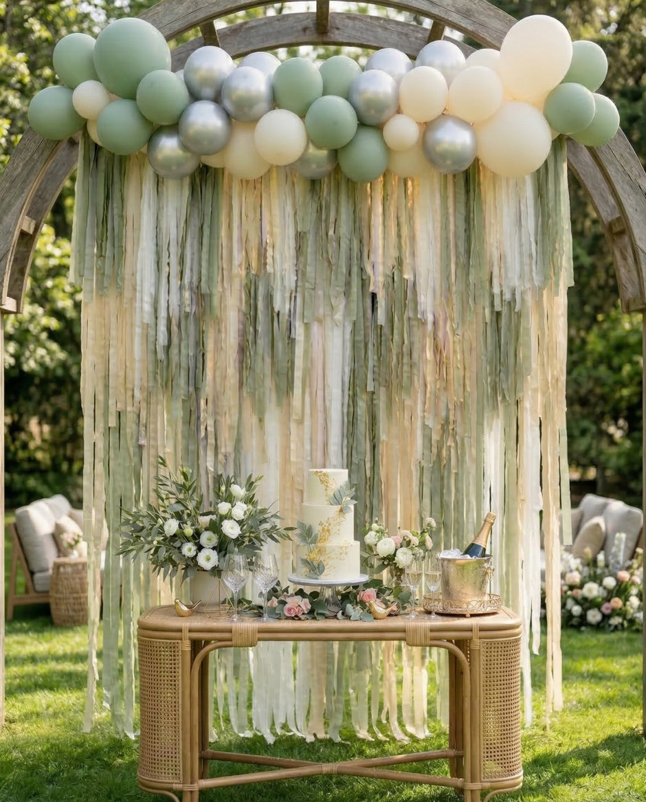 Lucky Charm Rectangle Fringe Backdrop