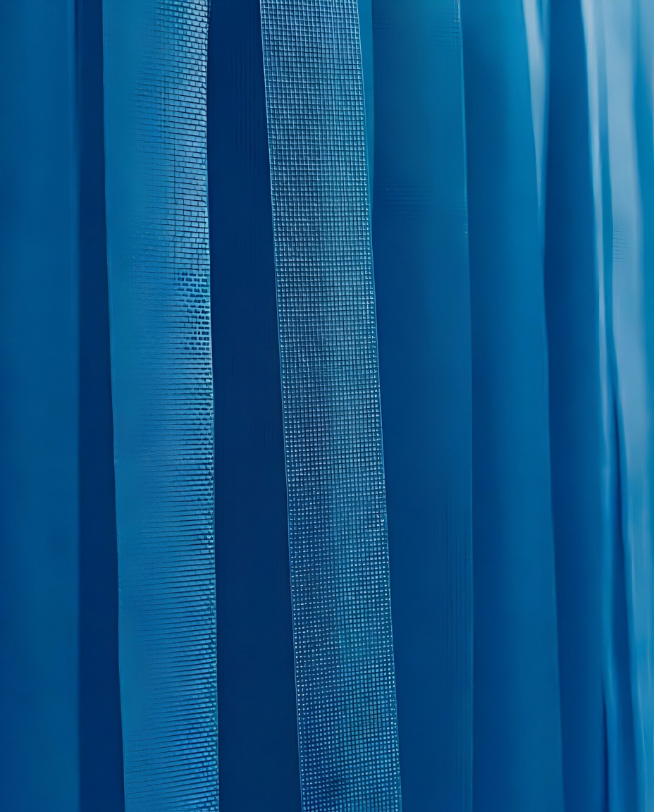 Elegant Blue Single-Layer Fringe Garland Banner