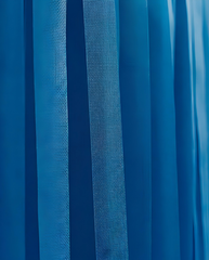 Elegant Blue Single-Layer Fringe Garland Banner