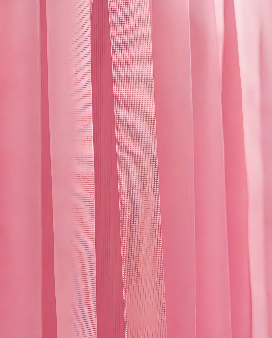 Elegant Bubblegum Single-Layer Fringe Garland Banner