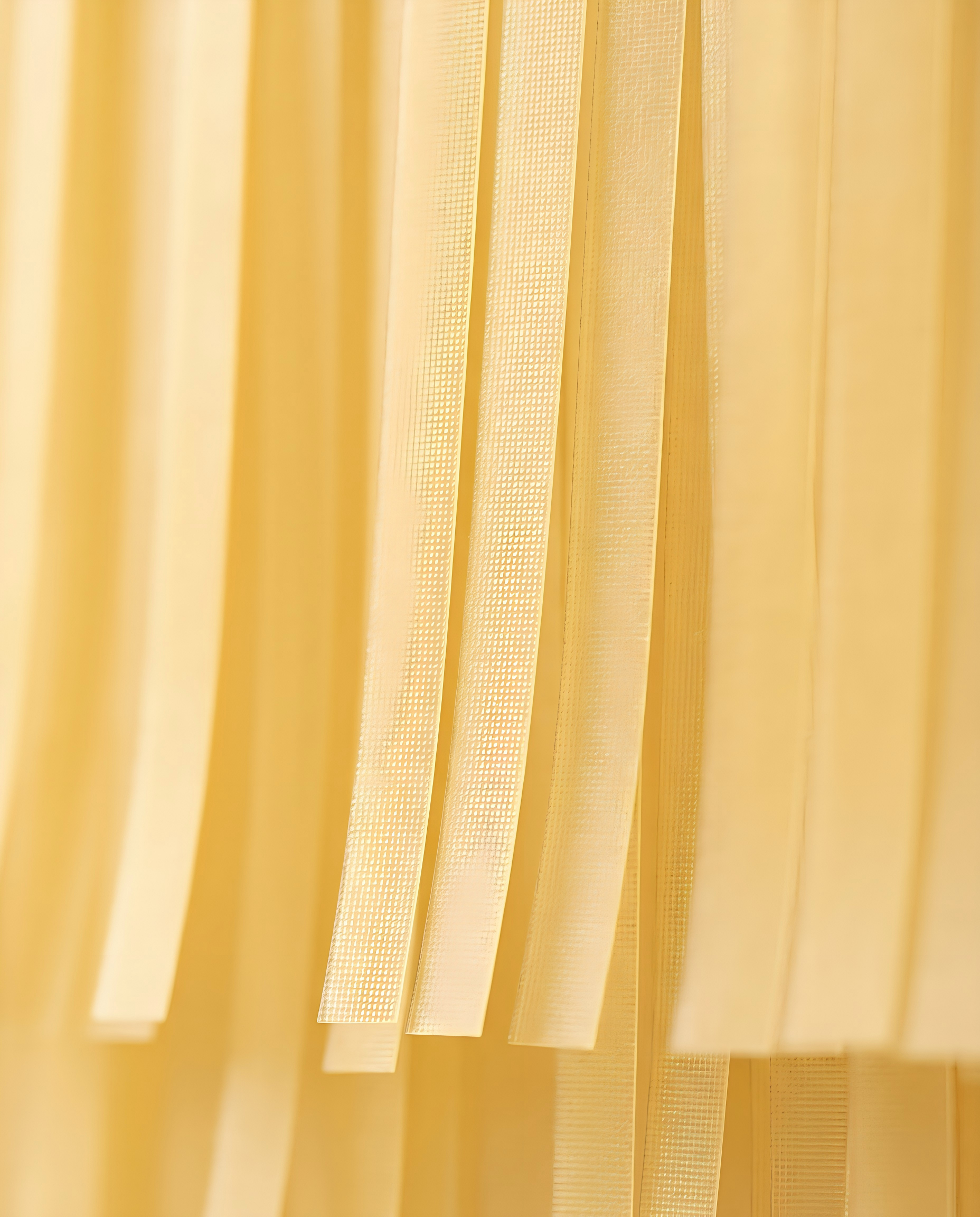 Elegant Buttercup Single-Layer Fringe Garland Banner