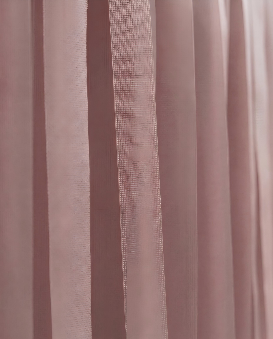 Elegant Dusty Rose Single-Layer Fringe Garland Banner
