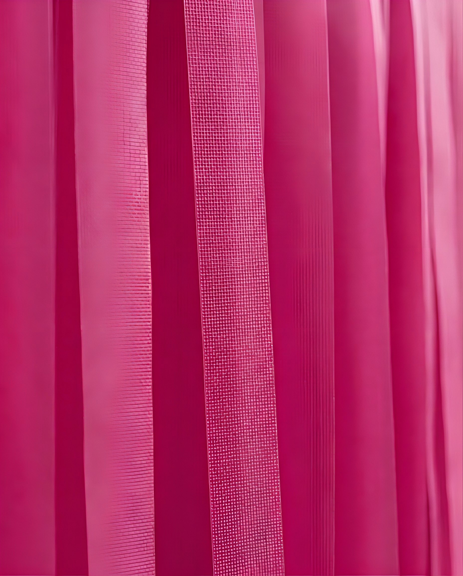 Elegant Fuchsia Single-Layer Fringe Garland Banner