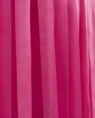 Elegant Fuchsia Single-Layer Fringe Garland Banner