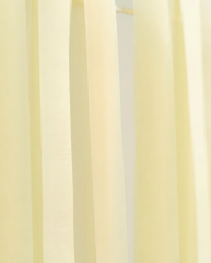 Elegant Light Yellow Single-Layer Fringe Garland Banner