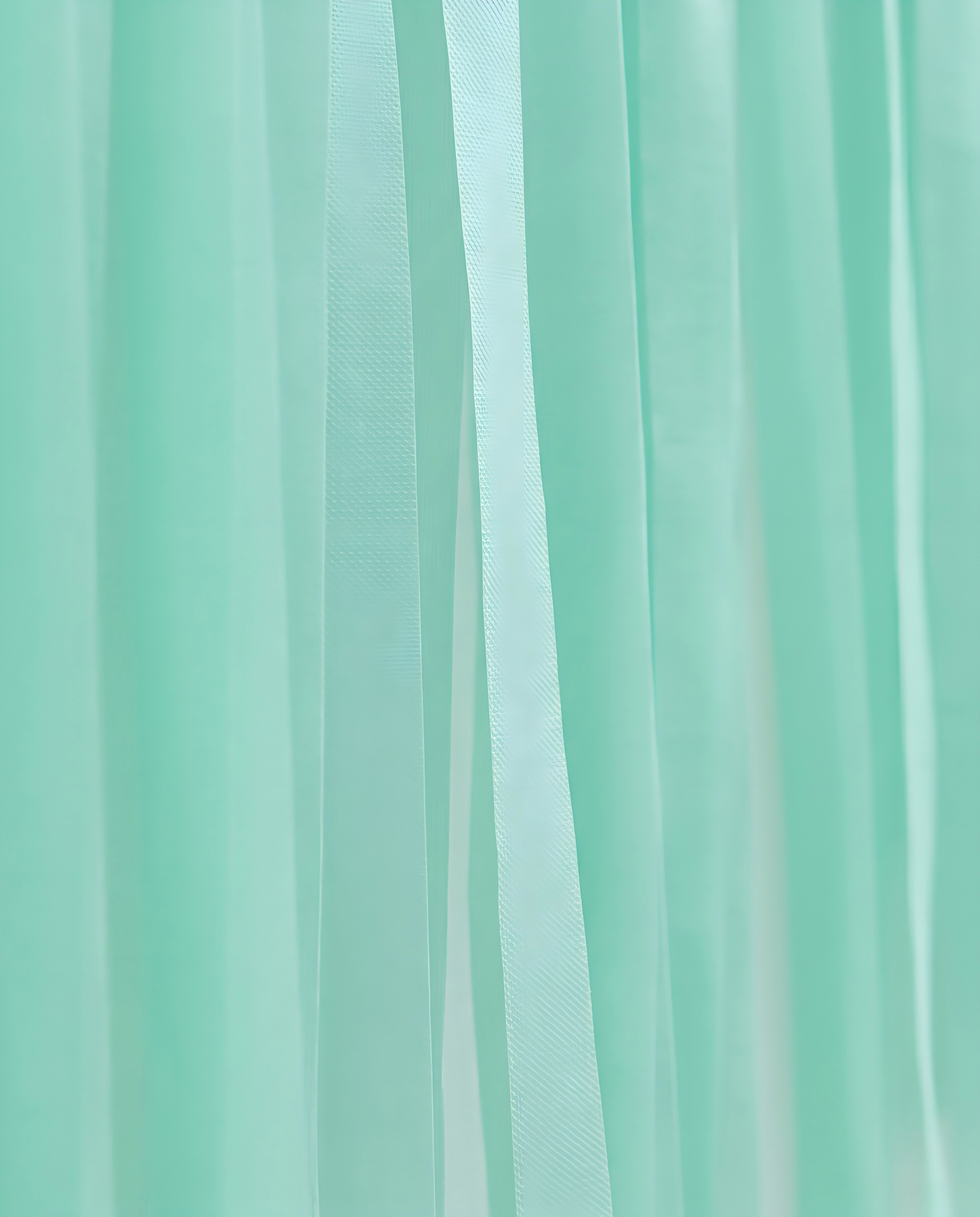 Elegant Mint Single-Layer Fringe Garland Banner