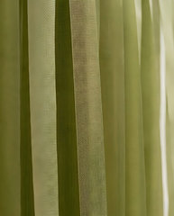 Elegant Olive Single-Layer Fringe Garland Banner