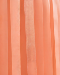 Elegant Peach Single-Layer Fringe Garland Banner