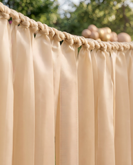 Elegant Rice Single-Layer Fringe Garland Banner