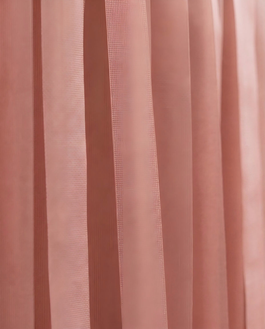Elegant Rose Brown Single-Layer Fringe Garland Banner