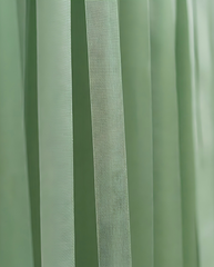 Elegant Sage Single-Layer Fringe Garland Banner