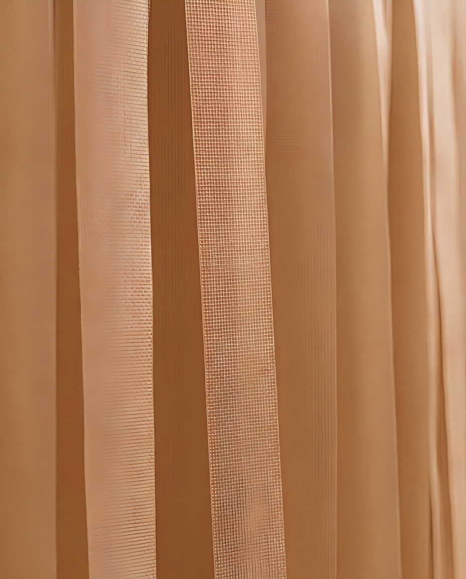 Elegant Tan Single-Layer Fringe Garland Banner