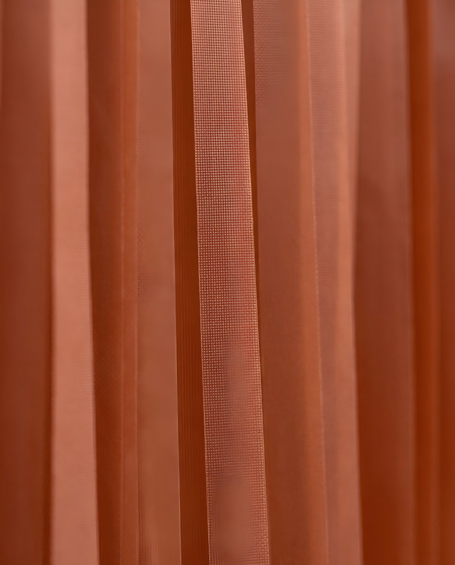 Elegant Terracotta Single-Layer Fringe Garland Banner