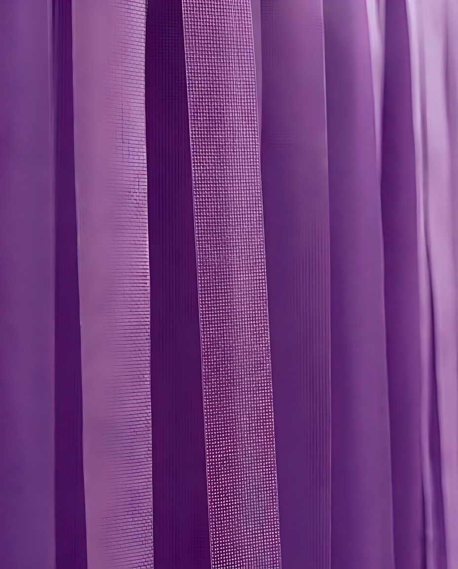 Elegant Amethyst Single-Layer Fringe Garland Banner