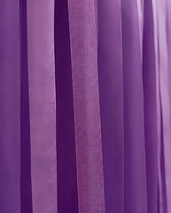 Elegant Amethyst Single-Layer Fringe Garland Banner