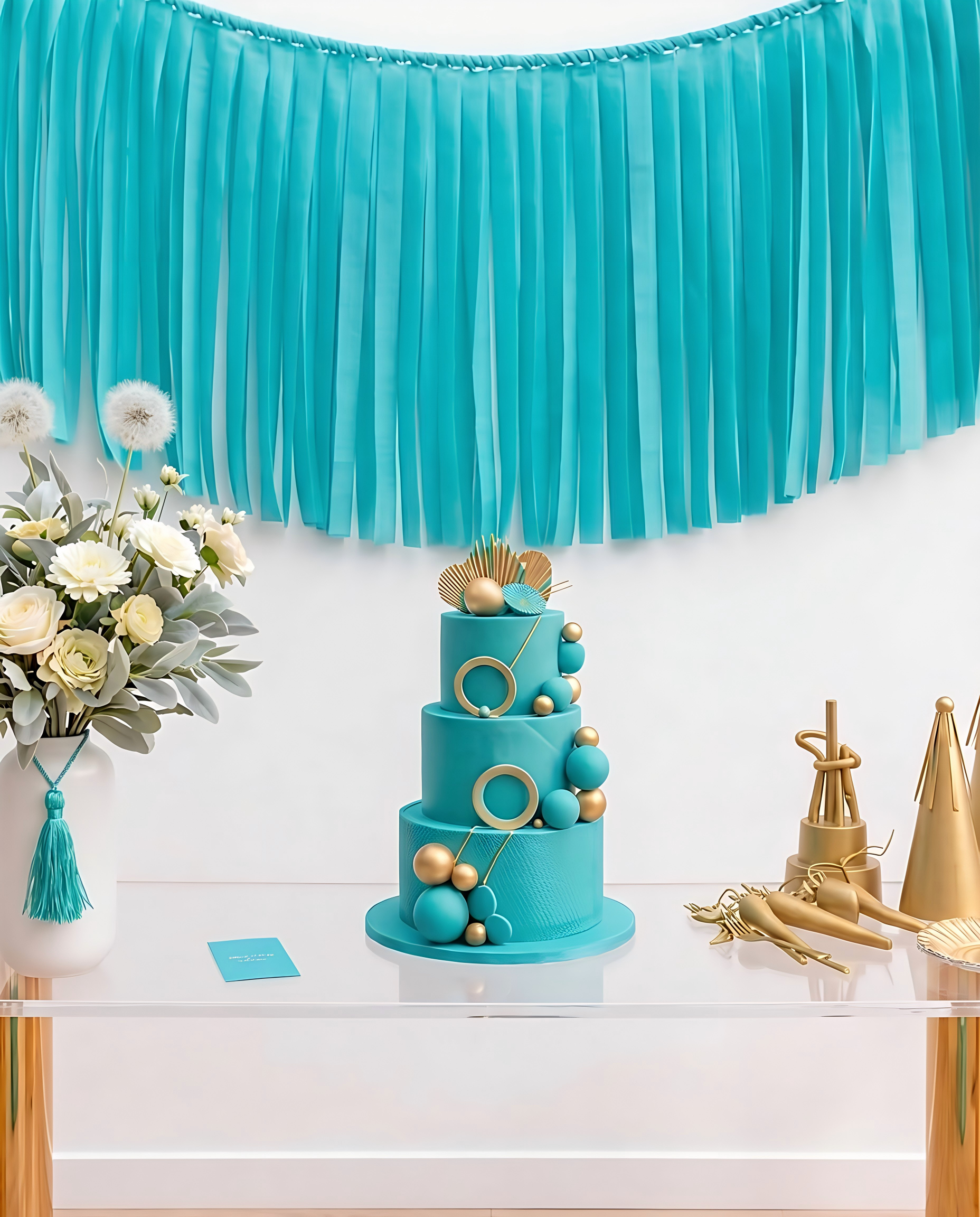 Elegant Bermuda Single-Layer Fringe Garland Banner