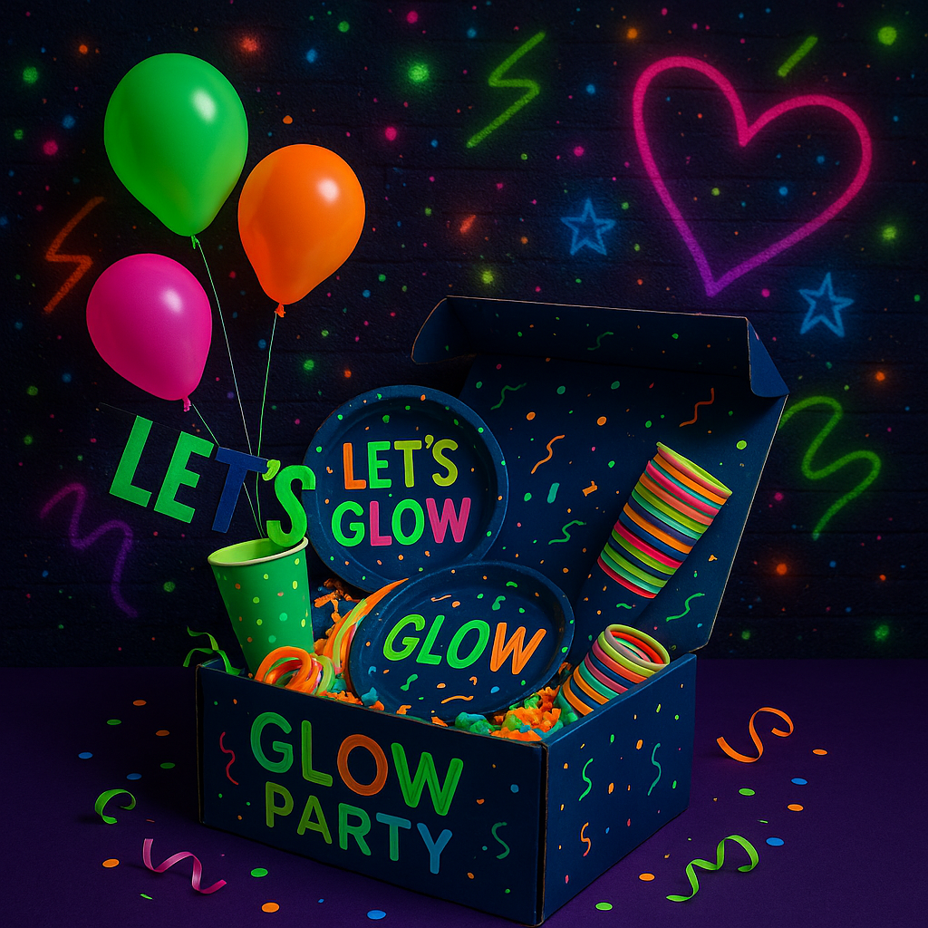 Glow in the dark party box