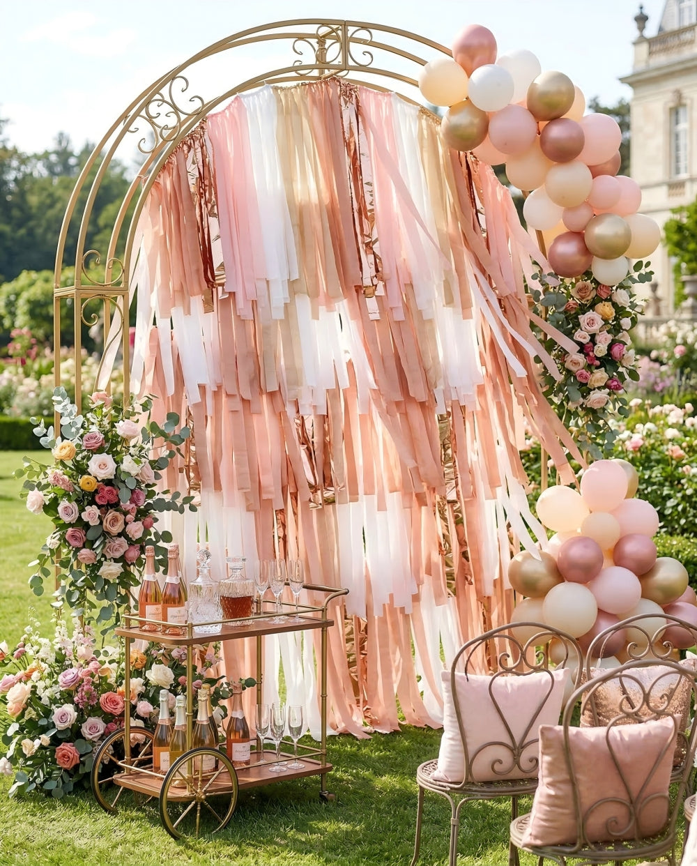 Celebration Vibes Fringe Backdrop