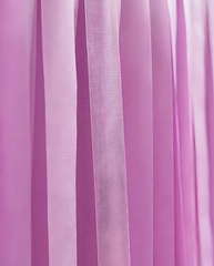 Elegant Orchid Single-Layer Fringe Garland Banner