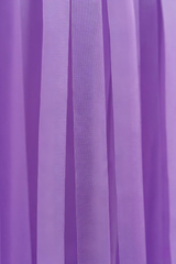 Elegant Purple Single-Layer Fringe Garland Banner
